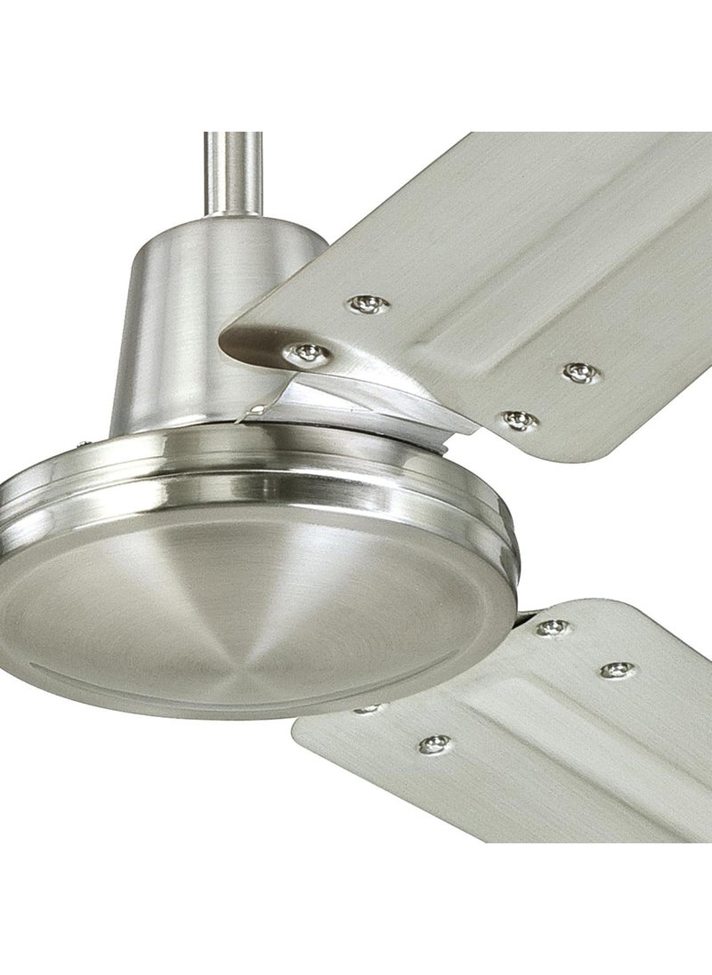 Westinghouse Westinghouse Westinghouse 7861400 Industrial 56Inch Three Indoor Ceiling Fan Brushed Nickel Steel Blades  - Image 3