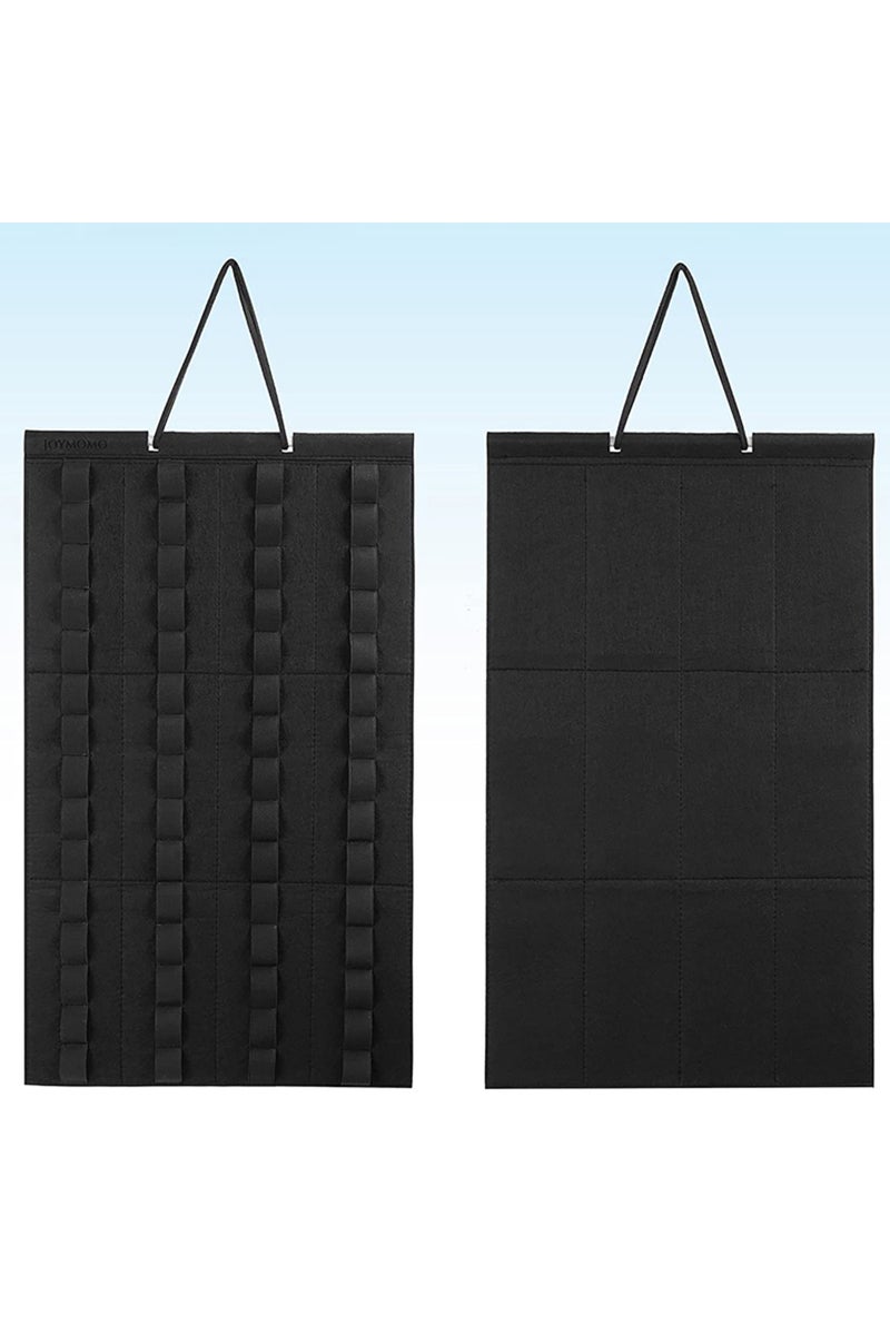 Black Hanging Organizer For Hot Wheels Wall Mount Display Case Large Capacity Storage Box Bags Hold