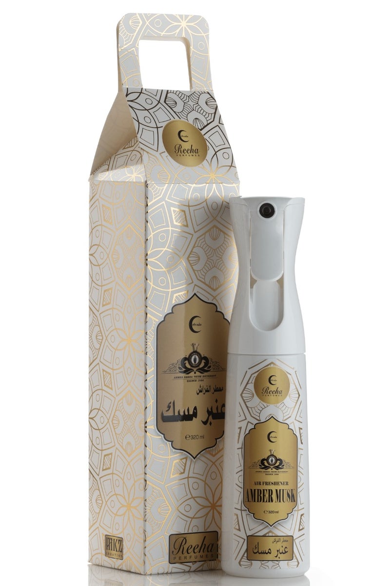 Reeha perfumes Amber Musk Air Freshener – 320ML - Image 2