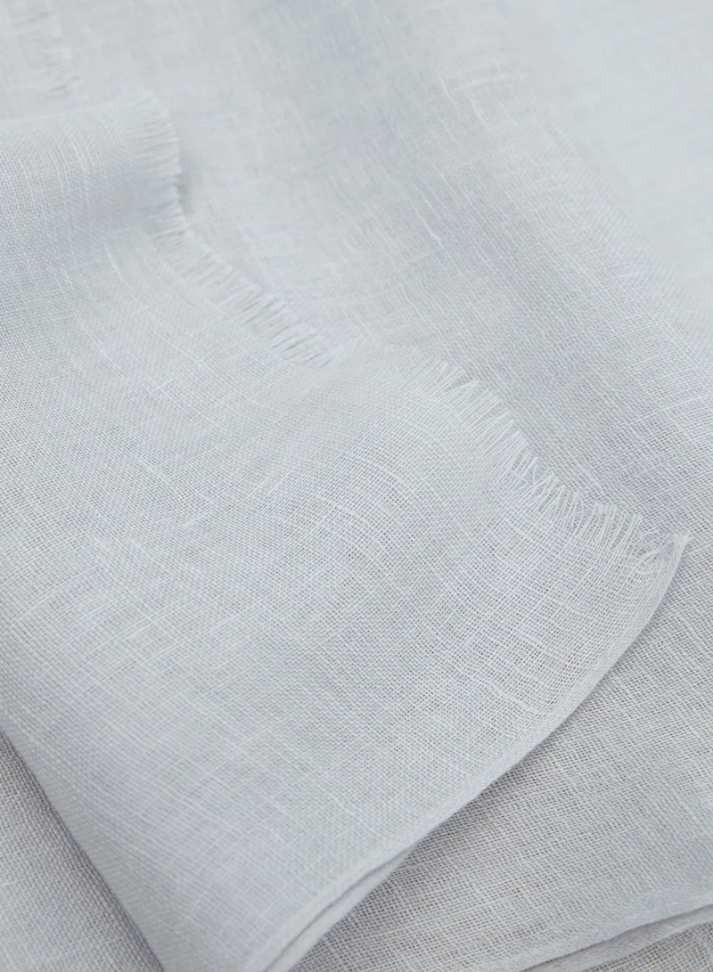 MANGO Fringe Detail Scarf