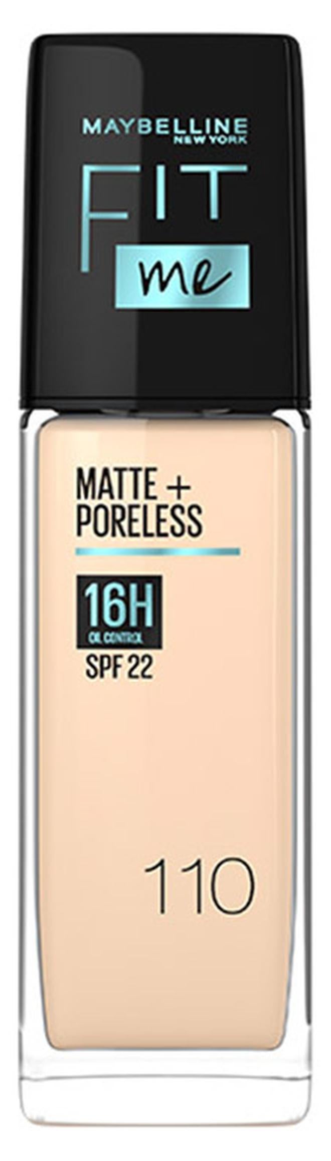 MAYBELLINE NEW YORK Fit Me Matte+Poreless 16H, 110 Beige 110 - Image 1