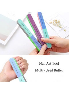ORiTi 3 Pcs Professional Nail Files Multi Sided Polishing For Nail Art Supplies Salon Pedicure Manicure Tool  - Image 4