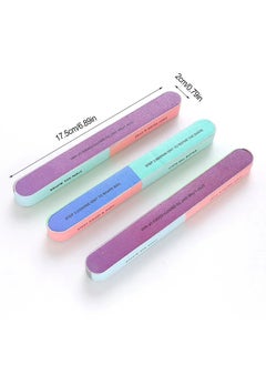 ORiTi 3 Pcs Professional Nail Files Multi Sided Polishing For Nail Art Supplies Salon Pedicure Manicure Tool  - Image 2