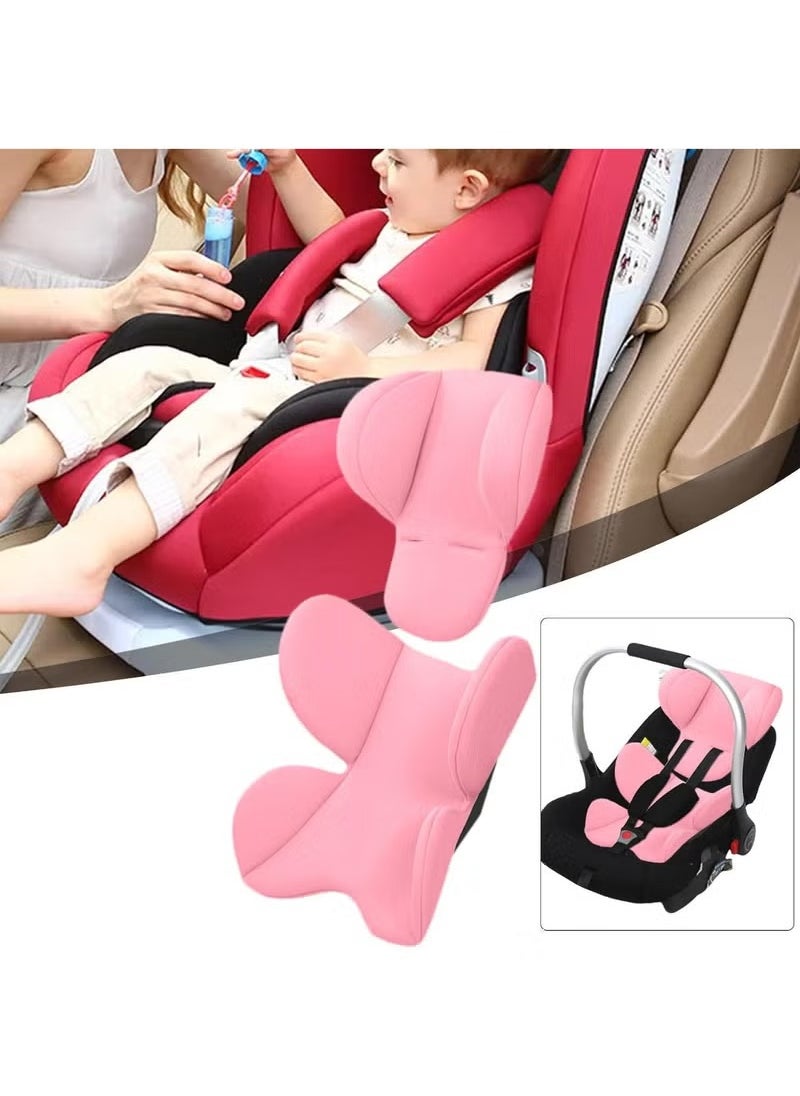 Arabest Newborns Car Seat Cushion Insert | Newborns Car Seat Insert Pad | Carseat Head & Body Support | Head Neck Seat Insert Pad, Extra Soft Car Seat Insert Cushion Pad, Beige  - Image 4