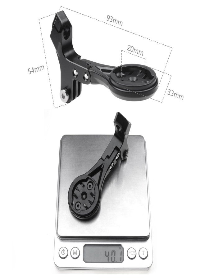 NELboNs Bike Computer Mount Bracket for Specialized S-Works SL8 Stem Bar Integrated Bracket Adapters Compatible with Garmi n/Mage ne/Wa hoo/Bry ton,Short - Image 5