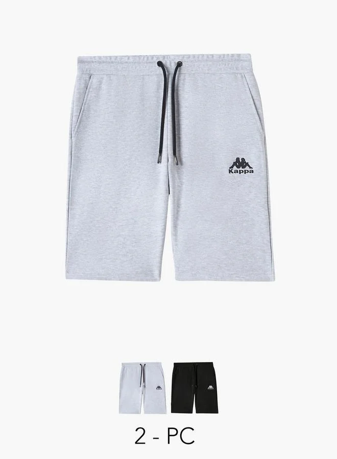 Kappa Set of 2 - Kappa Shorts with Drawstring Closure