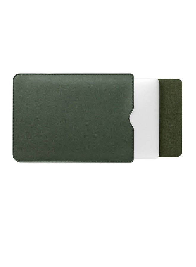 Macbook Case, Premium 15 Inch Laptop Case For Macbook, Huawei And Lenovo - Ultra-Thin Pu Leather, Convertible Mouse Pad And Waterproof Design Designed For 15-nch Laptops (Such As Macbook Pro 15 Inch, Huawei Matebook D15, Lenovo Thinkpad P15, Etc.)  - Image 1