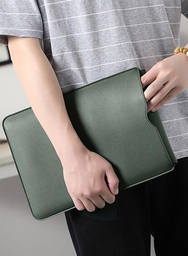 Macbook Case, Premium 15 Inch Laptop Case For Macbook, Huawei And Lenovo - Ultra-Thin Pu Leather, Convertible Mouse Pad And Waterproof Design Designed For 15-nch Laptops (Such As Macbook Pro 15 Inch, Huawei Matebook D15, Lenovo Thinkpad P15, Etc.)  - Image 2