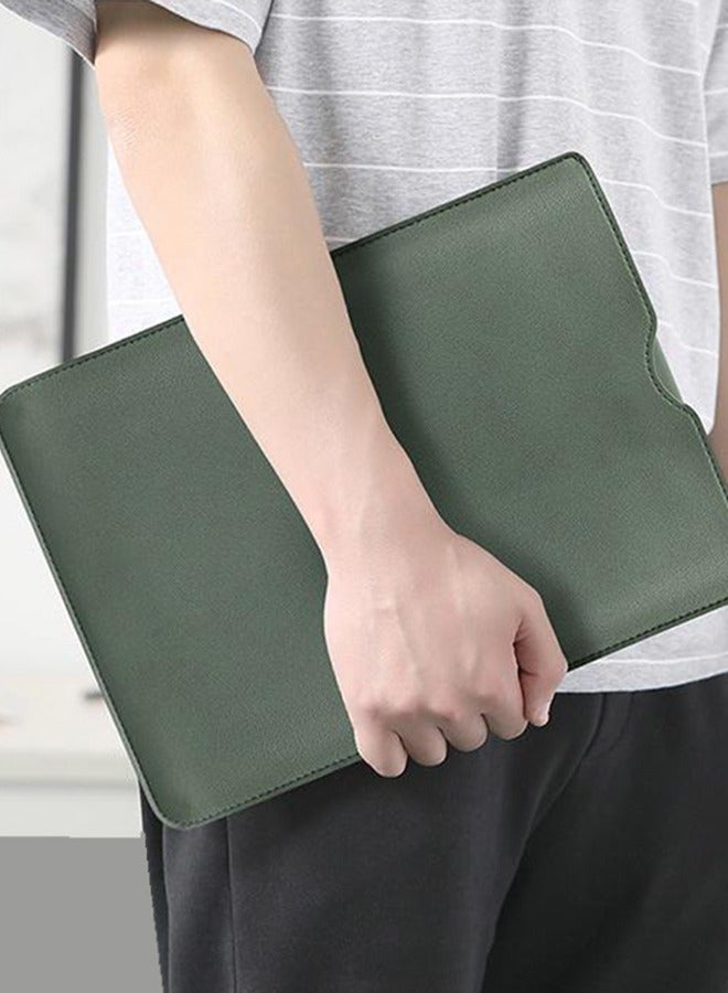 Macbook Case, Premium 15 Inch Laptop Case For Macbook, Huawei And Lenovo - Ultra-Thin Pu Leather, Convertible Mouse Pad And Waterproof Design Designed For 15-nch Laptops (Such As Macbook Pro 15 Inch, Huawei Matebook D15, Lenovo Thinkpad P15, Etc.)  - Image 3