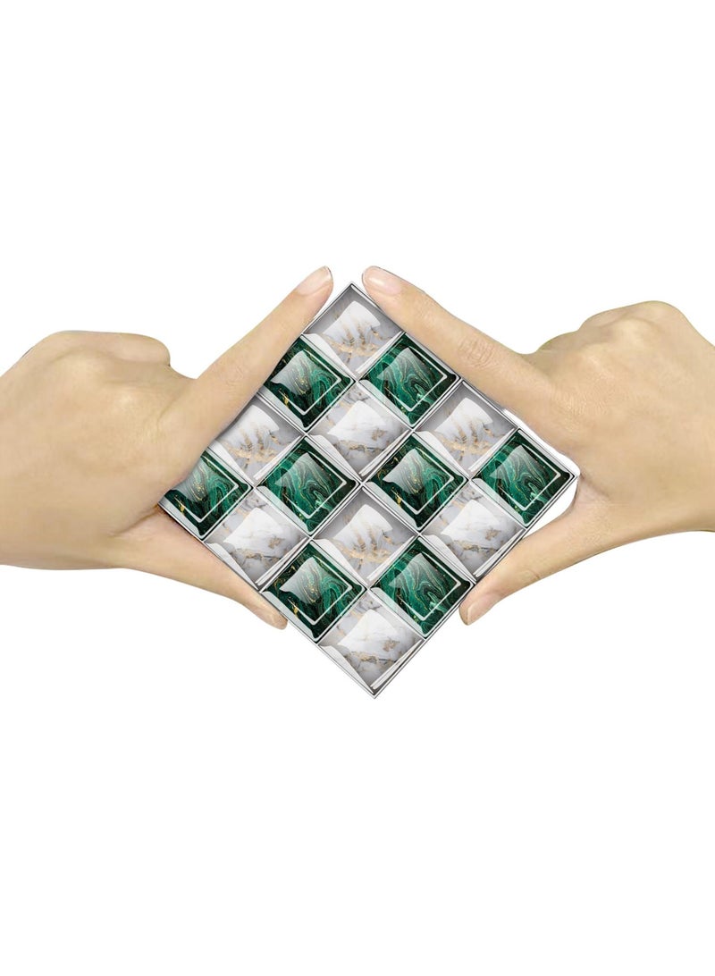 general 10 Pcs 3D Mosaic Pattern Printed Self Adhesive Wallpaper 10x10x1cm - Image 2