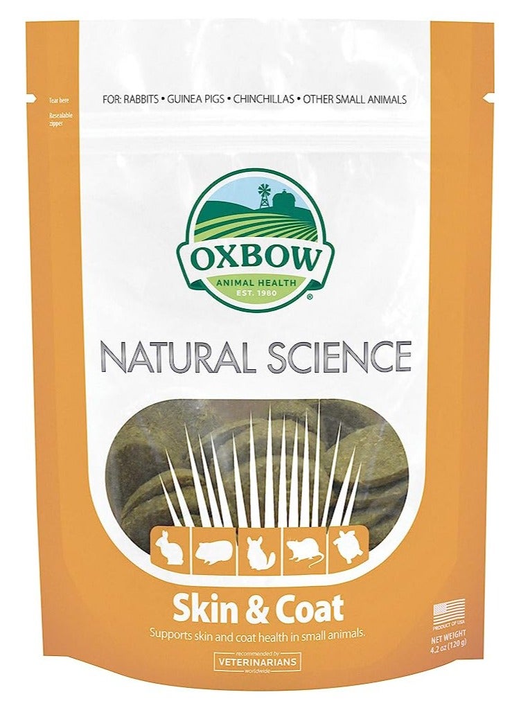 Oxbow Natural Science Skin & Coat Supplement for Small Animals 120 g - Image 1