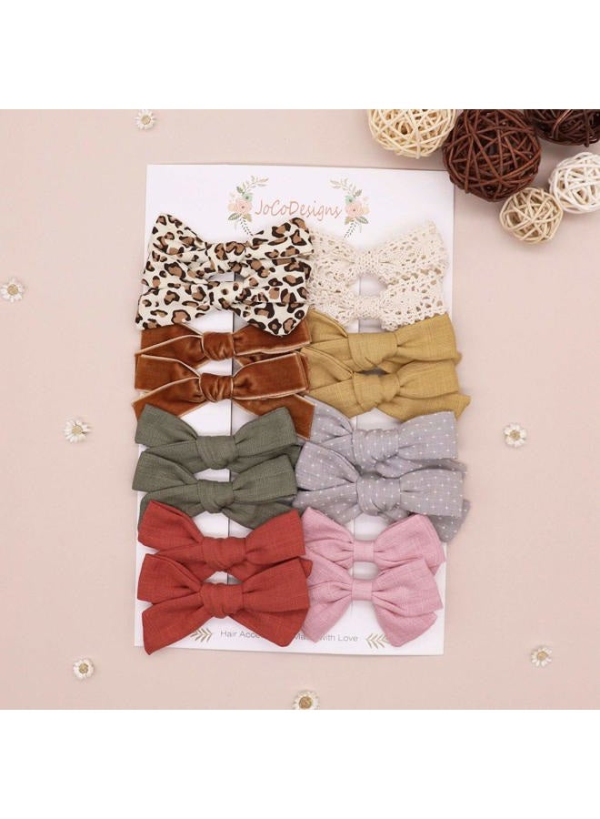 JoCoDesigns مشابك شعر للبنات مع bows، ملحقات شعر متنوعة مشبك تمساح للفتيات الصغيرات، الأطفال، المراهقات، الصغيرات - Image 5