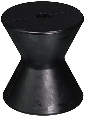 C.H. Yates Rubber 80-3143-4 4" Bow Roller 1/2" Shaft - Image 1
