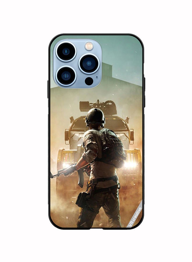 VR CREATIVE Protective Case Cover For Apple iPhone 13 Pro Pubg Design Multicolour - Image 1