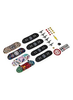 Tech Deck , Ultra Dlx Fingerboard 4Pack, Element Skateboards, Collectible And Customizable Mini Skateboards, Multicolor  - Image 4