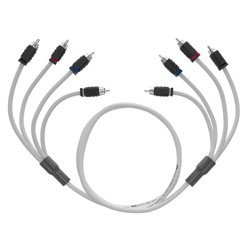 DS18 MOFCR-6FT.4CH 6 Foot 4 Channel Waterproof OFC Marine RCA Audio Interconnect Stereo Cable - 6 Feet - Image 4