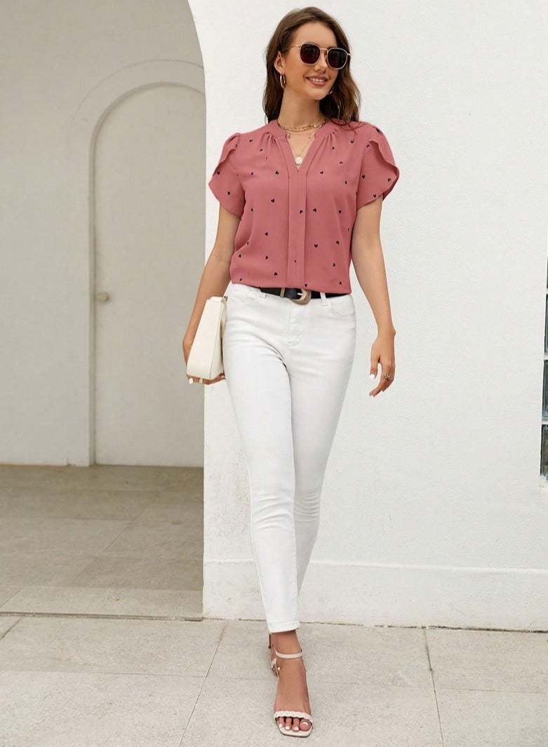 Shougu V-neck Shirt Temperament Women's Top  - Image 2