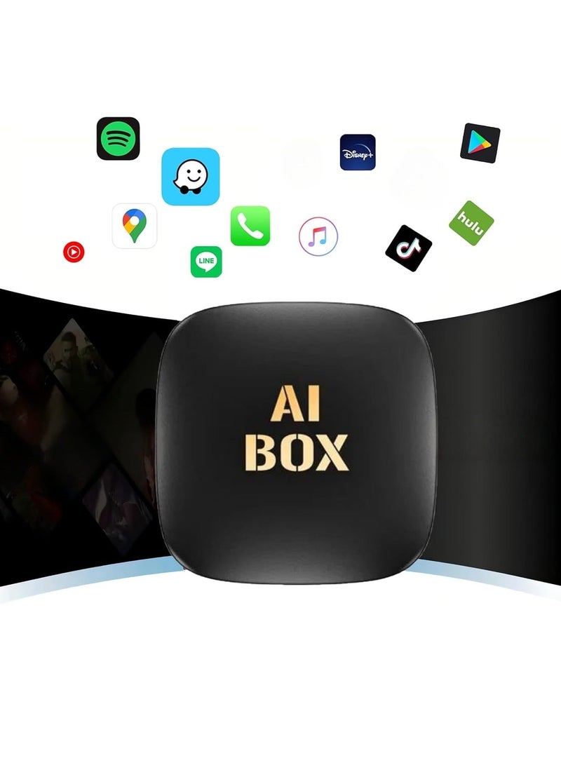 أندرويد 13 CarPlay Smart Ai Box 2+32G محول لاسلكي تلقائي لأنظمة السيارات الذكية - Image 3