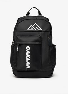 Oaklan by Shoexpress Boys by Shoexpress Logo Print Backpack with Adjustable Straps - 42x30x16 cm  - Image 1