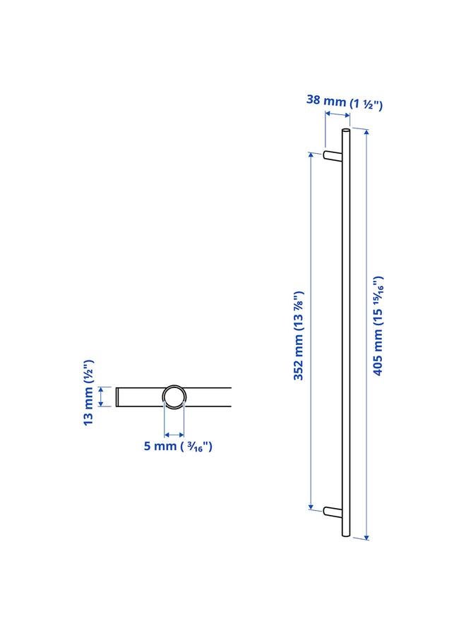 Handle, stainless steel, 405 mm - Image 4