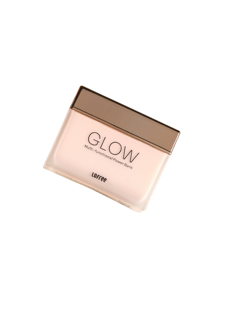 LOFREE Glow compact Power Bank 10000mAH, up to 22.5W USB fast charging, LED Light effects, Air Travel Friendly, 8 point safety system, Peach Dawn color - Image 2