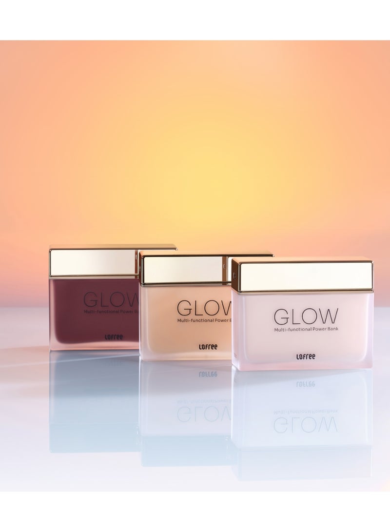 LOFREE Glow compact Power Bank 10000mAH, up to 22.5W USB fast charging, LED Light effects, Air Travel Friendly, 8 point safety system, Peach Dawn color - Image 3