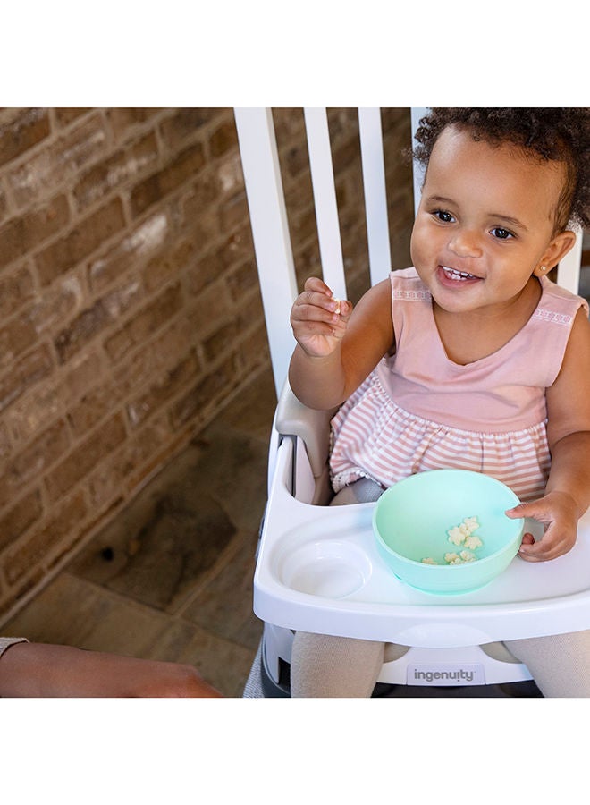 ingenuity Baby Base 2-in-1 Booster Seat, Portable Feeding & Play Seat, 6 Months to Toddler - Cashmere - Image 3