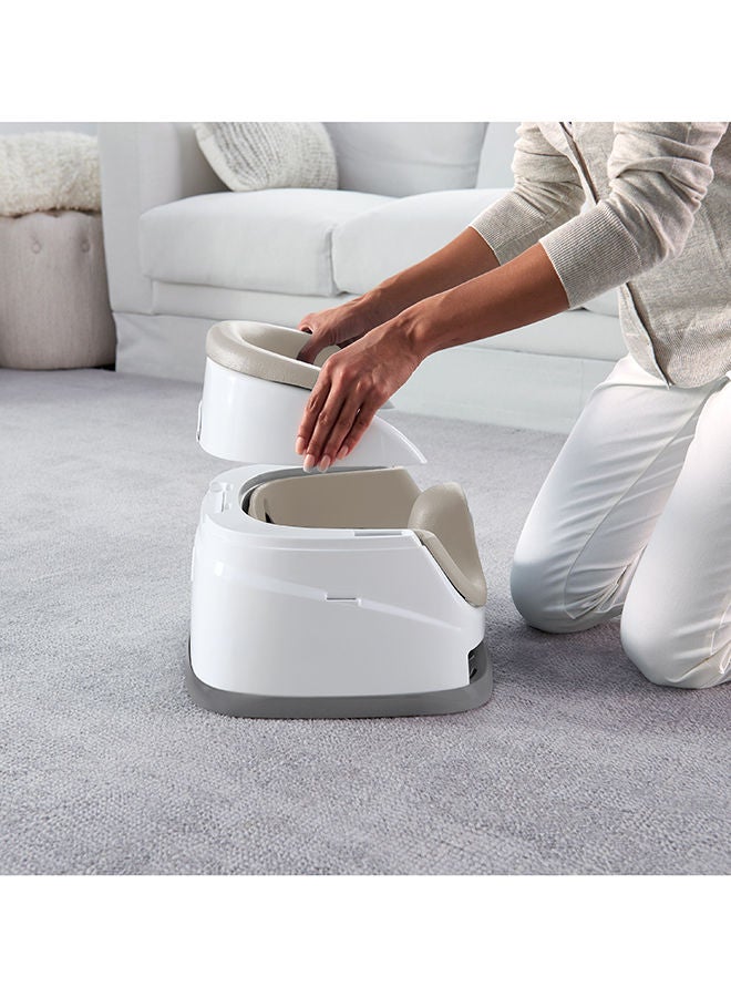 ingenuity Baby Base 2-in-1 Booster Seat, Portable Feeding & Play Seat, 6 Months to Toddler - Cashmere - Image 4