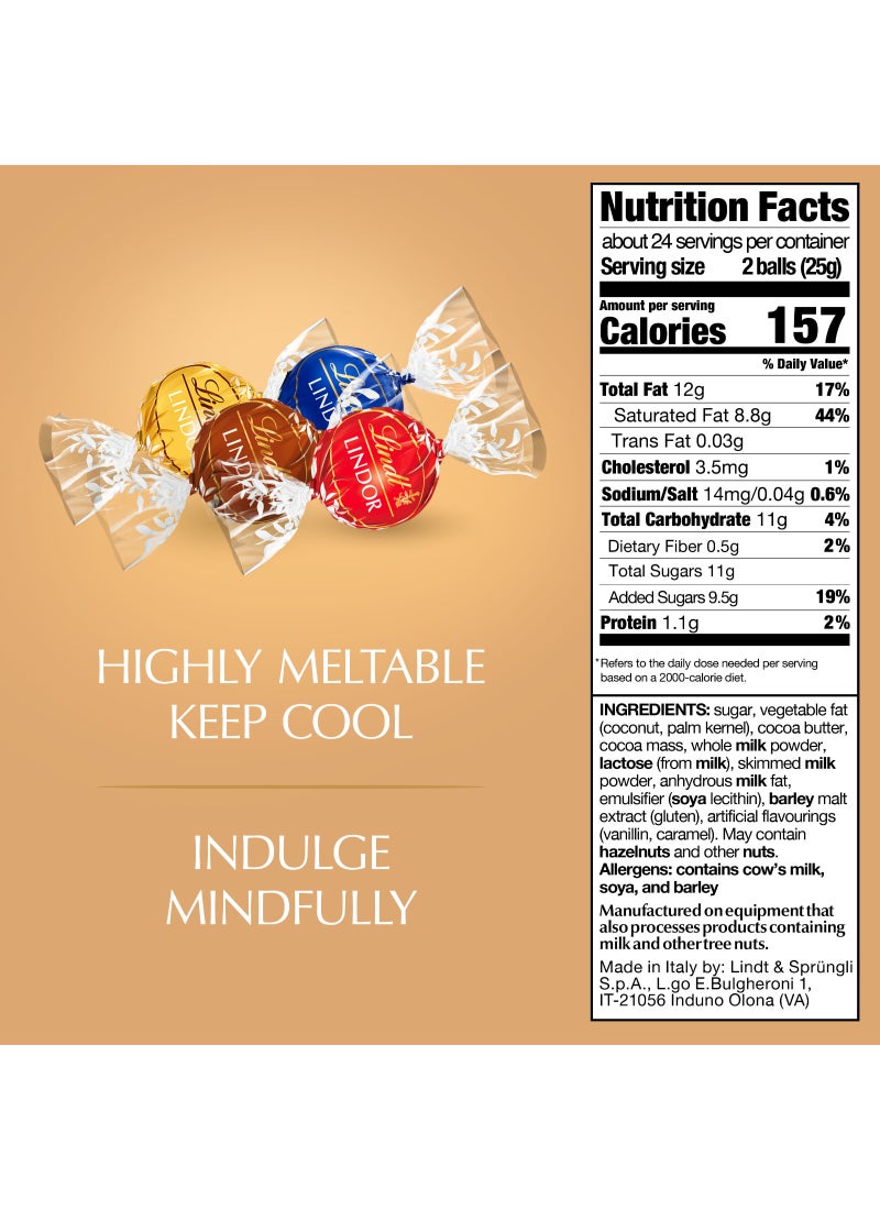 Lindt Asstd. Lindor Balls 600g - Image 2