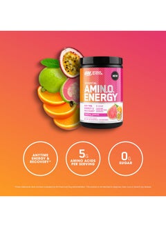 Health & Household Optimum Nutrition New Flavor Amino Energy - Pre Workout With Green Tea, Bcaa, Amino Acids, Keto Friendly, Green Coffee Extract, Energy Powder - Tropical Sunrise, 30 Servings (Packaging May Vary)  - Image 4