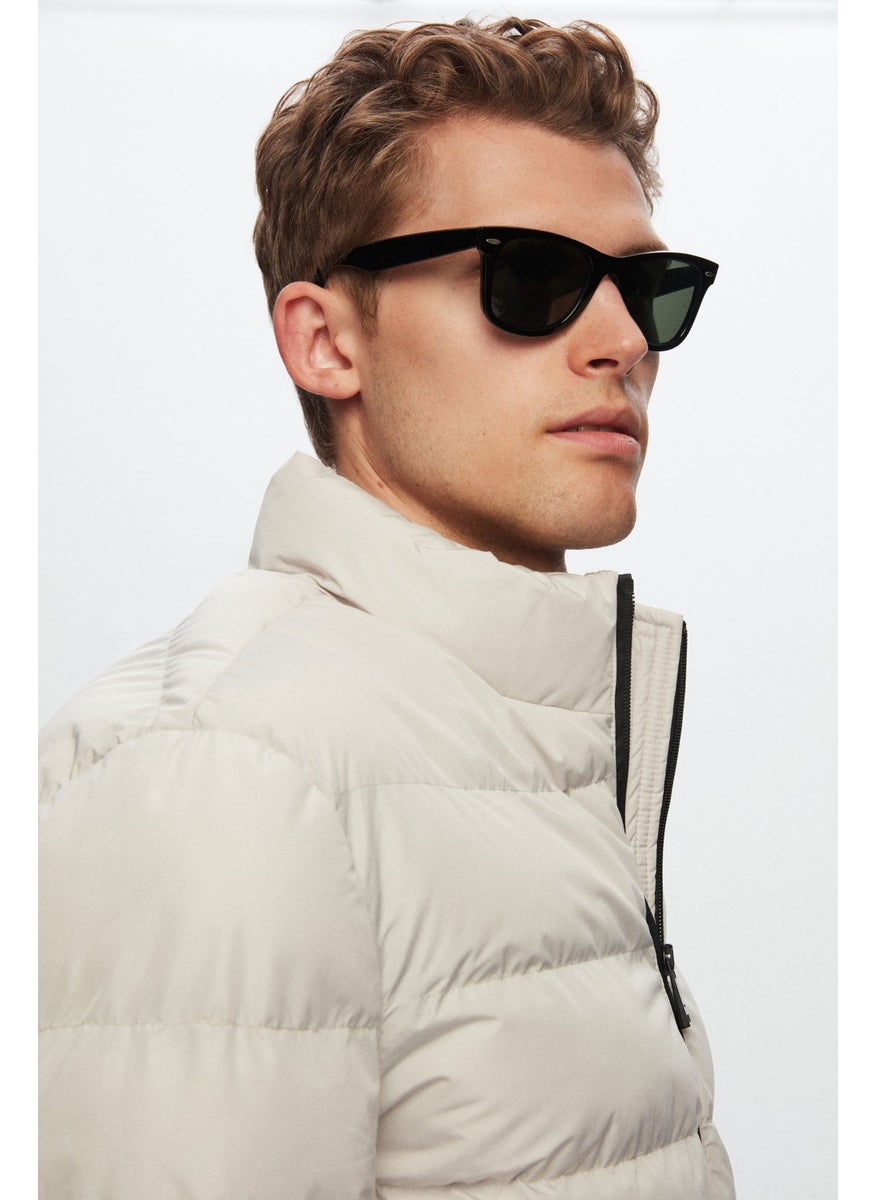 twn Slim Fit Ecru Coat 1EC073521001M  - Image 2
