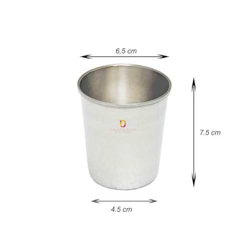 Dharam Paul Traders Stainless Steel Double Walled Glass for Kids with Bell Sound | Baby Tumbler 6 to 12 Months, 100 ml. - Image 3