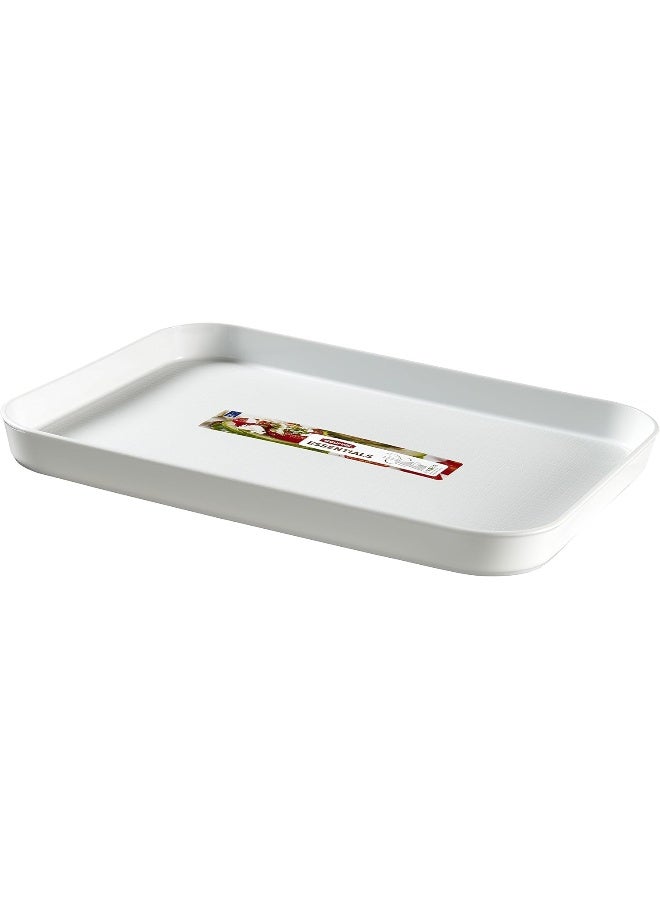 Curver Serving Tray,Essentials, 43 Cm White Color - Image 1