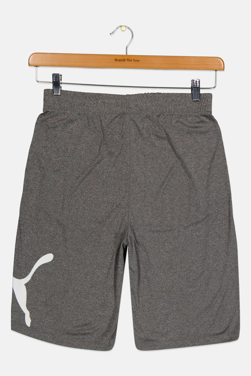 PUMA شورتات تدريب رياضية للأطفال الأولاد، رمادي - Image 2