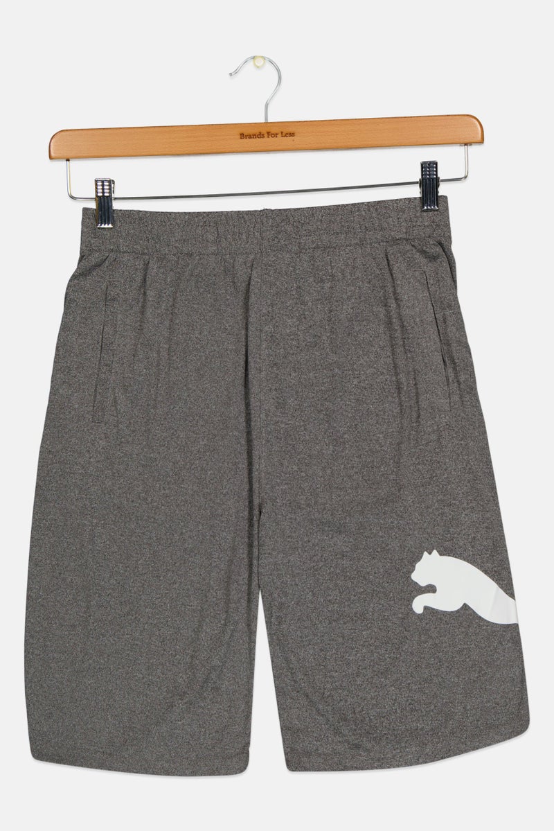 PUMA شورتات تدريب رياضية للأطفال الأولاد، رمادي - Image 3