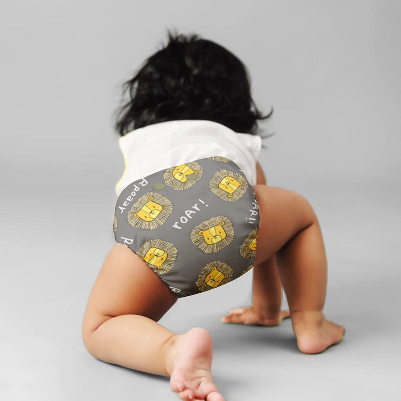 SuperBottoms Swimming Diapers for Babies & Toddlers - Reusable & Adjustable Swim Diapers - Washable Cloth Diapers - Skin Friendly Fabric - Easy to Clean - Fits 3M - 3Y - Image 2