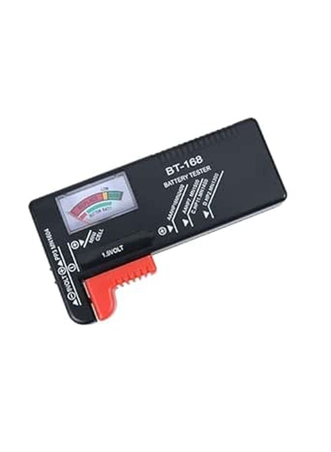 جهاز اختبار البطاريات الرقمي لبطاريات AA و AAA و 9V وزرية، مع مؤشر مستوى بتلوين مشفر - Image 1