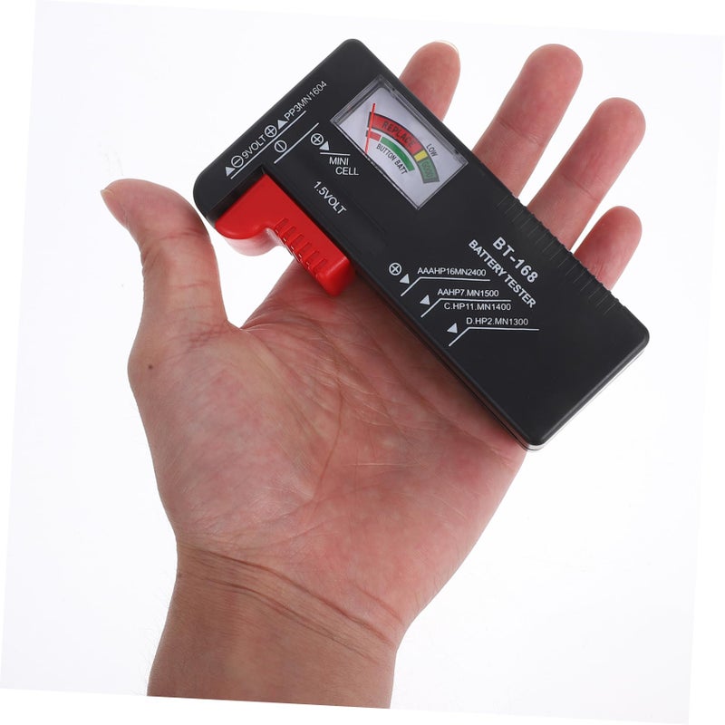 جهاز اختبار البطاريات الرقمي لبطاريات AA و AAA و 9V وزرية، مع مؤشر مستوى بتلوين مشفر - Image 5