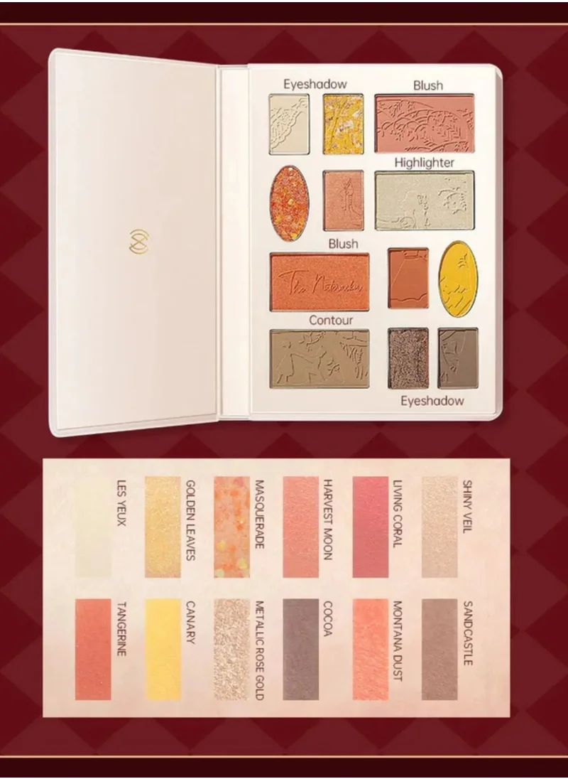 زيسي ZEESEA Nutcracker - Candy Cruise 12 Colors Makeup Palette 01 Sweet Castle