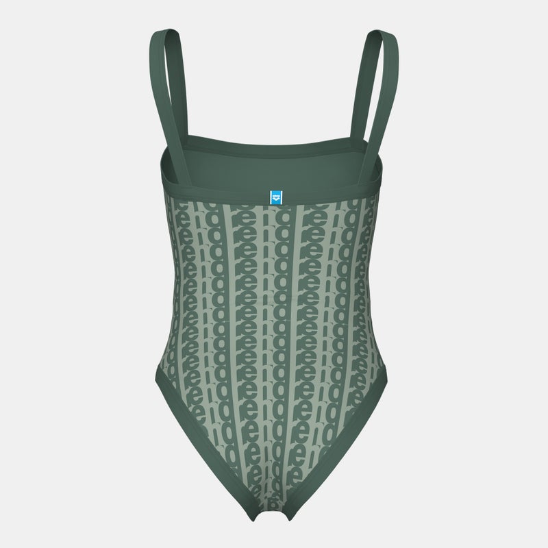 arena Women's Monogram One-Piece Swimsuit - Image 2