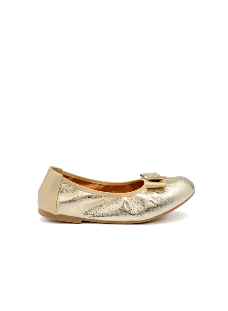 Bata Embellished Round Toe Ballerina