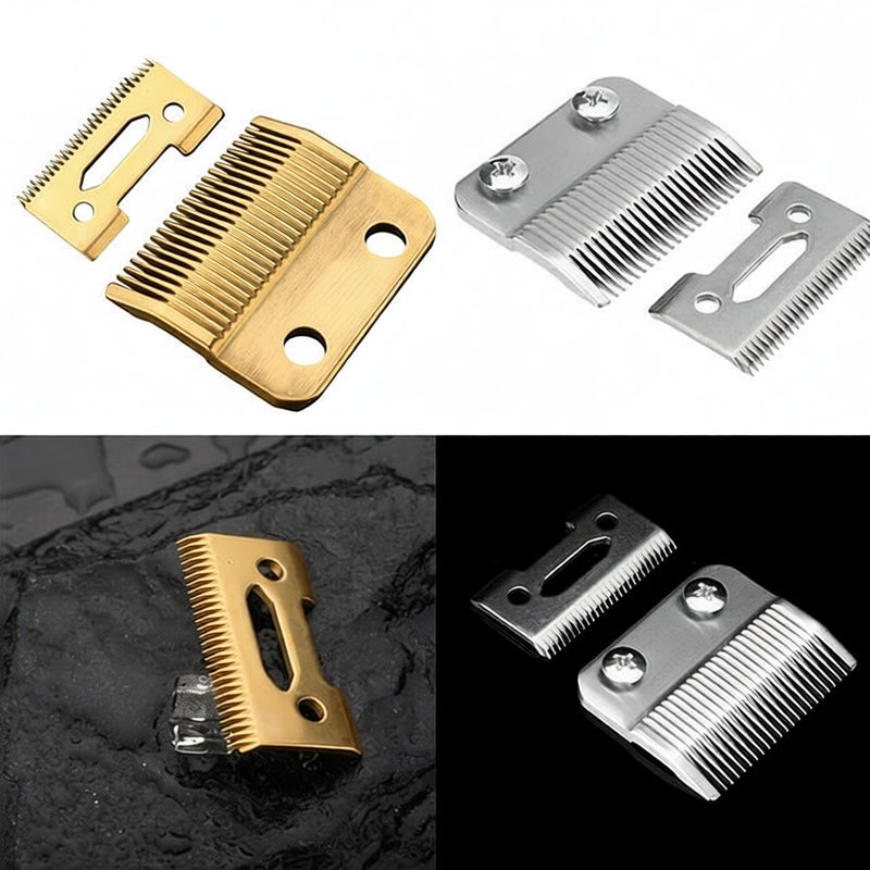 Replacement Hair Clipper Blades: 100% Stainless Steel, Sharp Precise Cuts - Easy Install, Durable Long-Lasting Performance, Universal Fit for Professional Home Haircut Grooming - Image 3