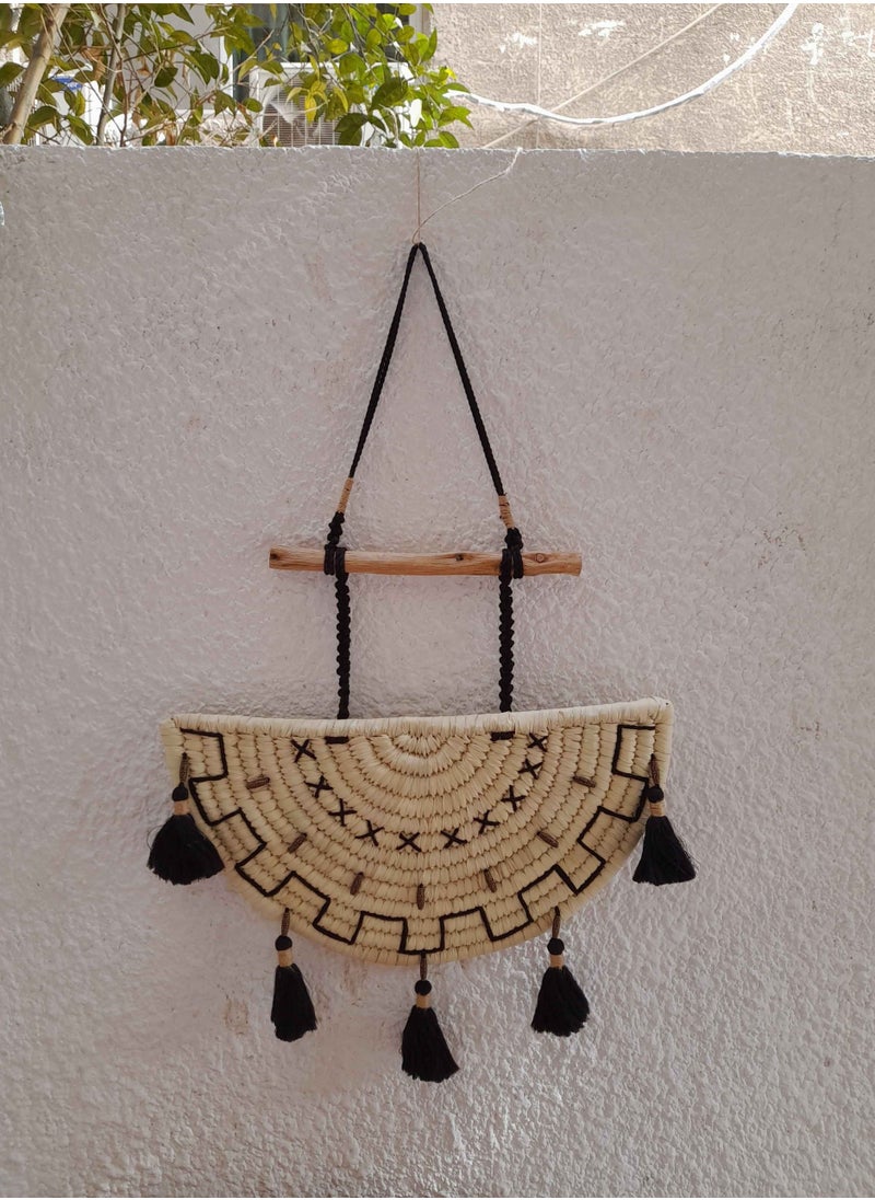 Bazaar Misr Africa art wicker half circle  - Image 3