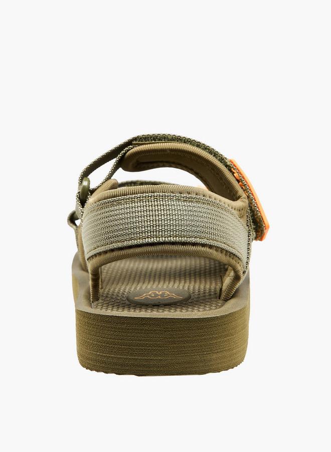 Kappa Sandals With Hook & Loop Closure- Logo Detail - Image 4