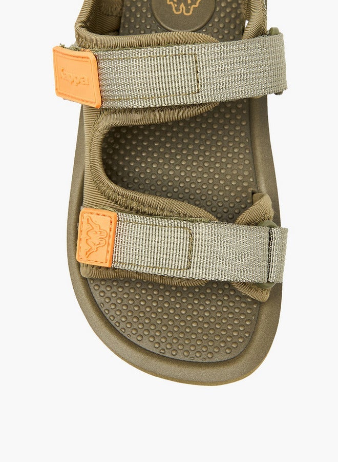 Kappa Sandals With Hook & Loop Closure- Logo Detail - Image 3