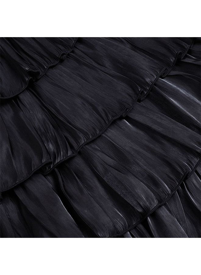 NIBEMINENT - Wednesday Addams Costume Dress Kids Girls Family Costumes Cosplay Party For Girls - Image 1