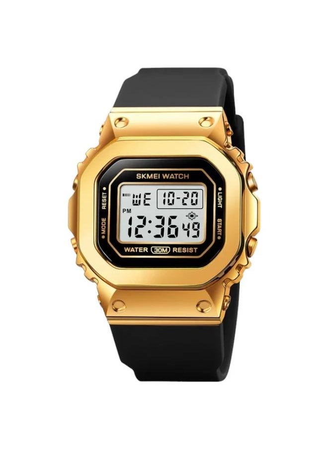 SKMEI SKMEI Men's Women's Luxury Steel Small Dial Watch Gold Black Bracelet SKMEI 1796 Water and Shock Resistant for Women 