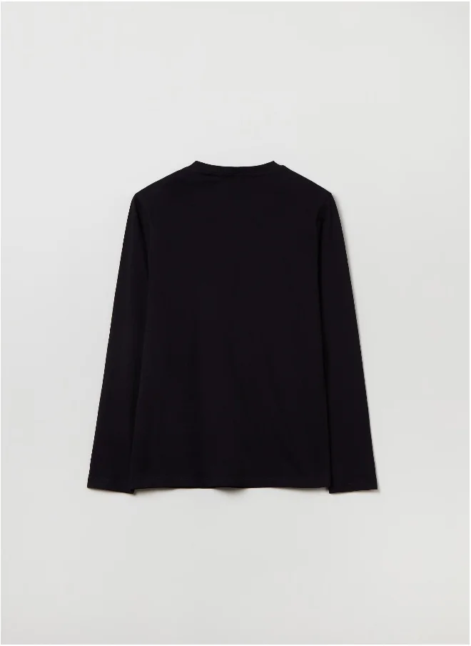 او في اس TSHIRT 3 COL BLACK BEAUTY