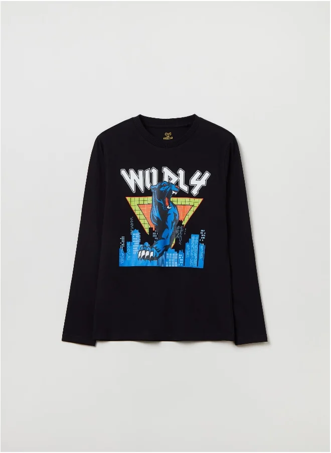 او في اس TSHIRT 3 COL BLACK BEAUTY