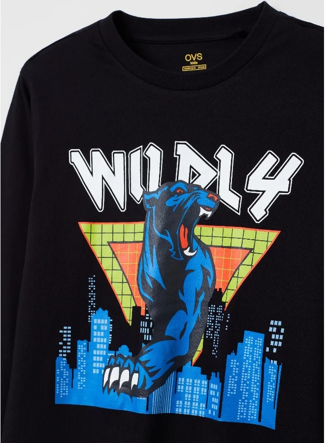 او في اس TSHIRT 3 COL BLACK BEAUTY